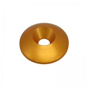 COLOR ANODIZED WASHER ALUMINUM COUNTERSUNK WASHER FOR GO KART