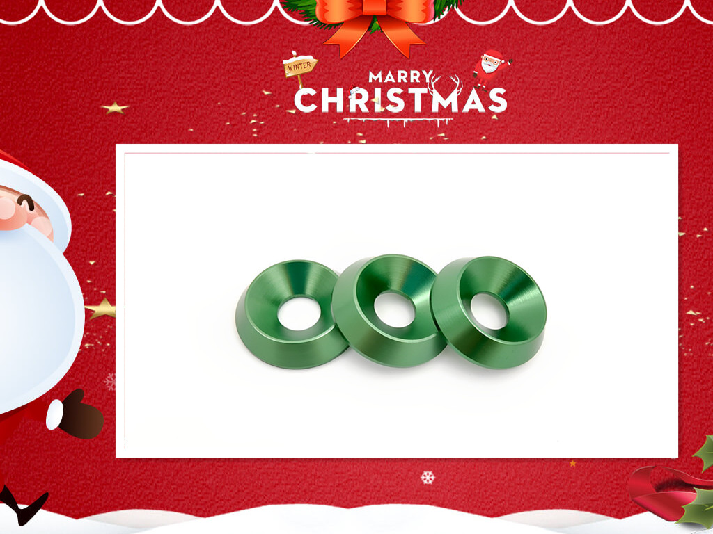 Black Friday Big Promotion 20% Off Aluminum 18*6*4.5 Green/Purple Countersunk Washer for Go Kart