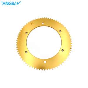 TMK Gold Anodized 63T-97T Go Kart 219 Sprocket